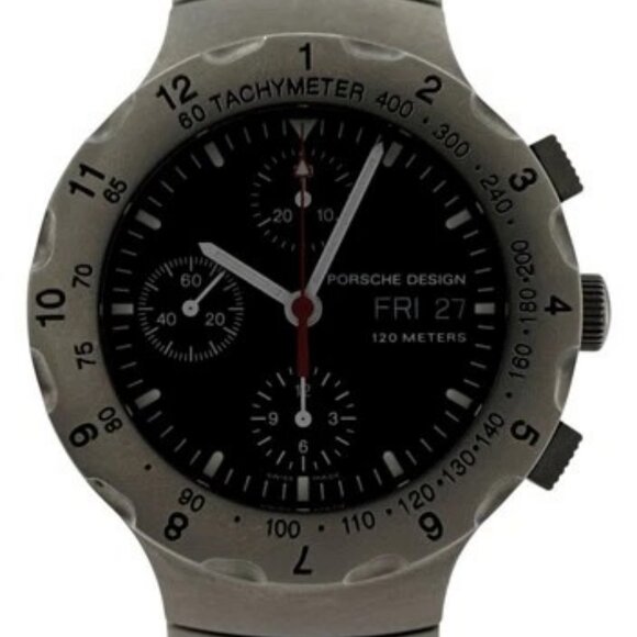 Porsche Design by Eterna 41mm Men\'s Auto Chrono DD Titanium Watch- Ref: 6500.10!